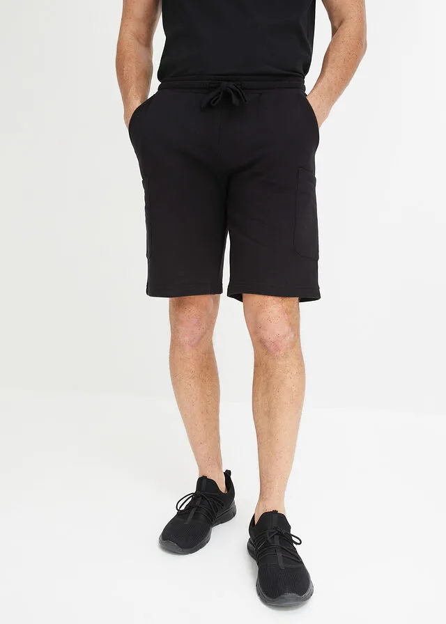 Bermuda de chándal Negro