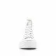 Botines plataforma John Smith blancos de polipiel con cordones
