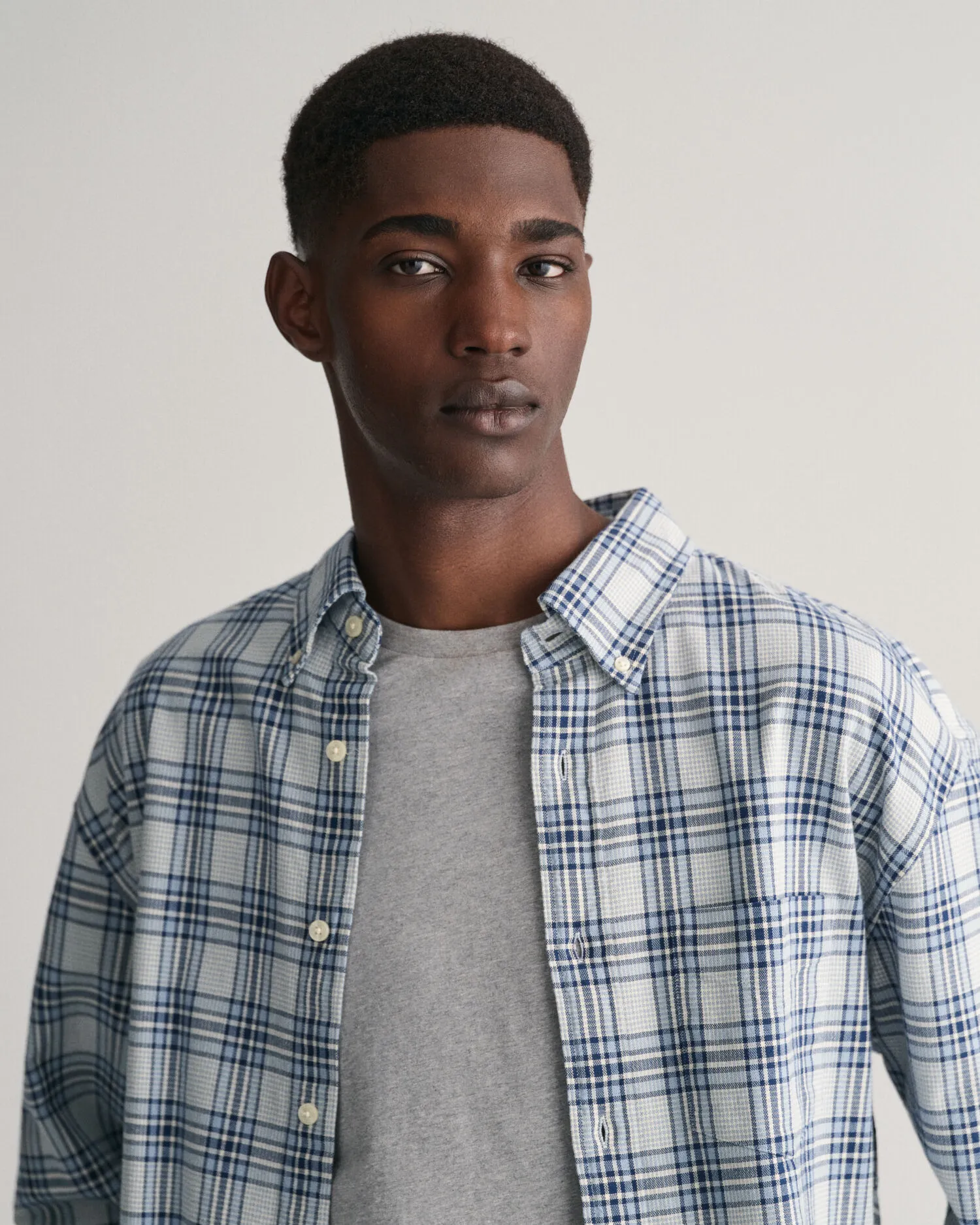 Camisa de cuadros Textured Relaxed Fit