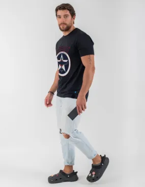 Camiseta de hombre FLY azul