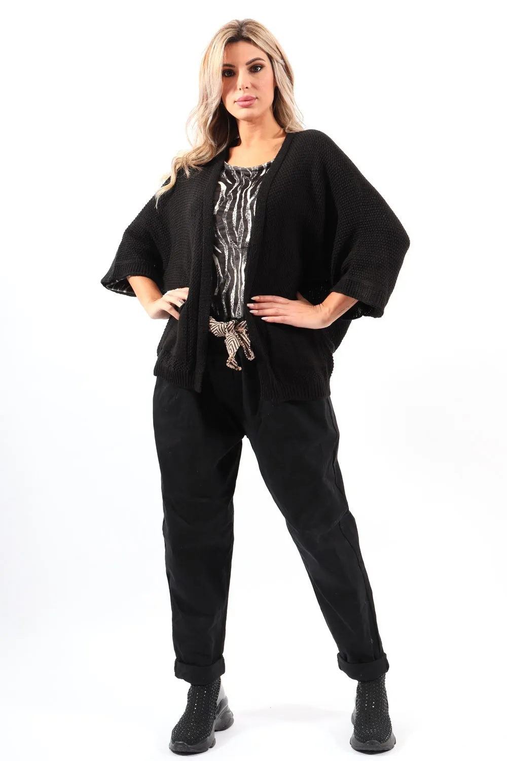 Chaleco extragrande negro
