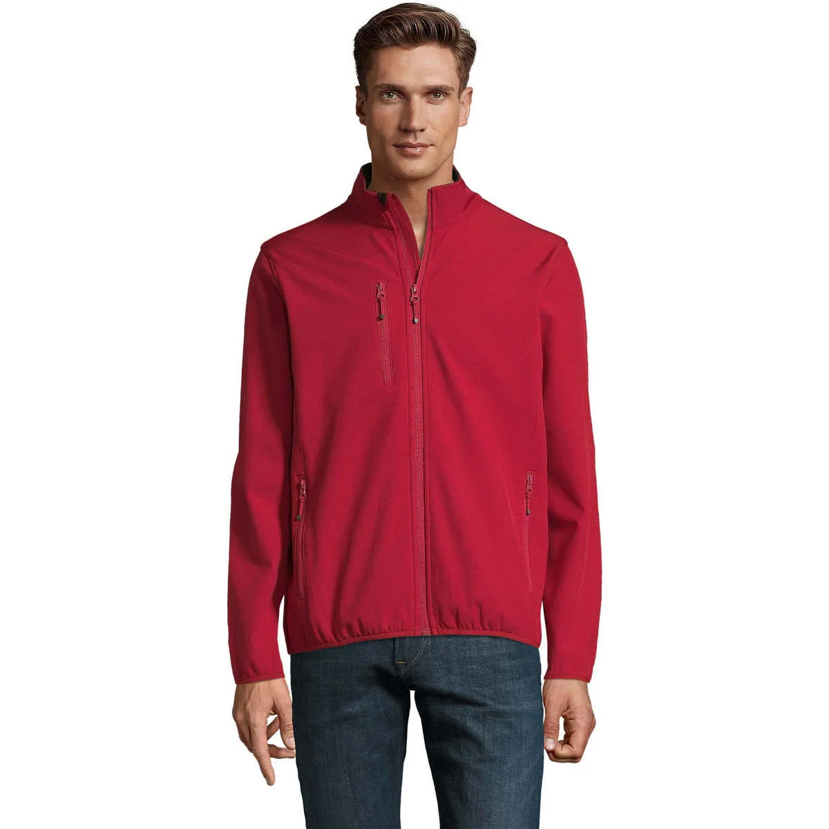 CHAQUETA SOFTSHELL DE HOMBRE CON CREMALLERA
