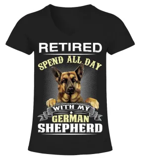 German Shepherd t shirt | Teezily Camiseta cuello pico Mujer