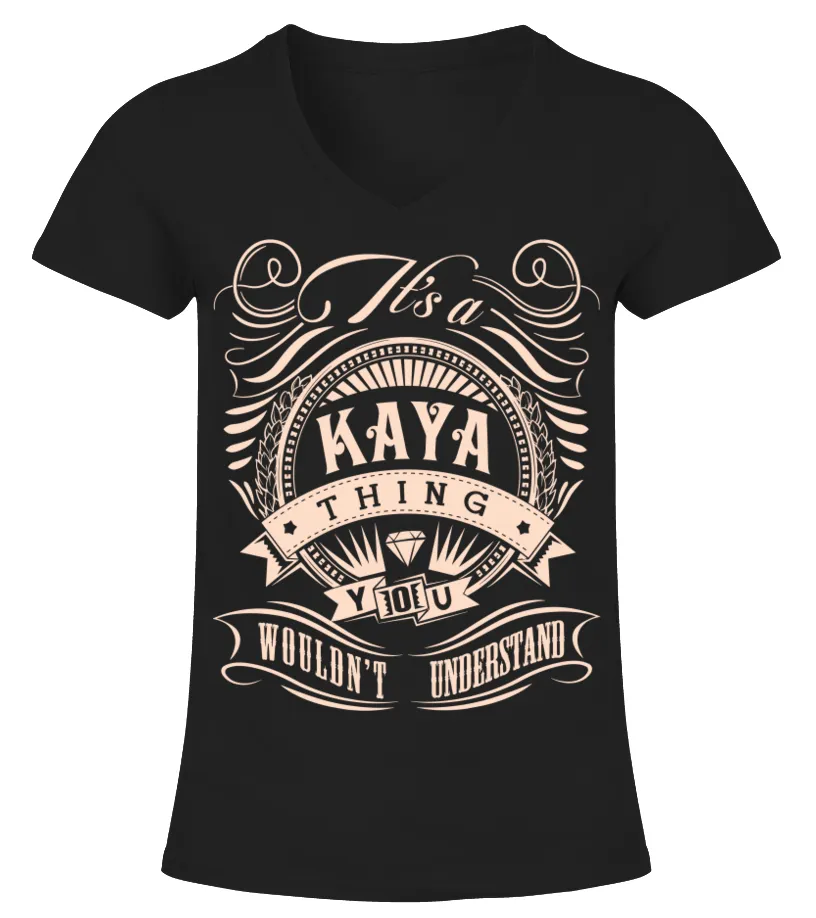 It's a KAYA Thing - Name Camiseta cuello pico Mujer