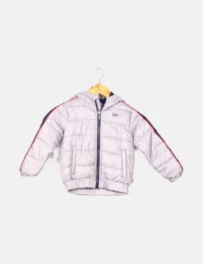 Levi's Chaqueta anorak gris con capucha