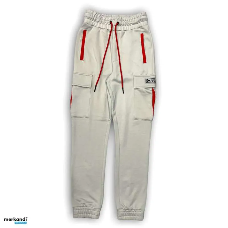 PANTALONES DE CHÁNDAL ICEBERG GRIS | VENTA AL POR MAYOR :124.8€ | RETAIL: 280€.