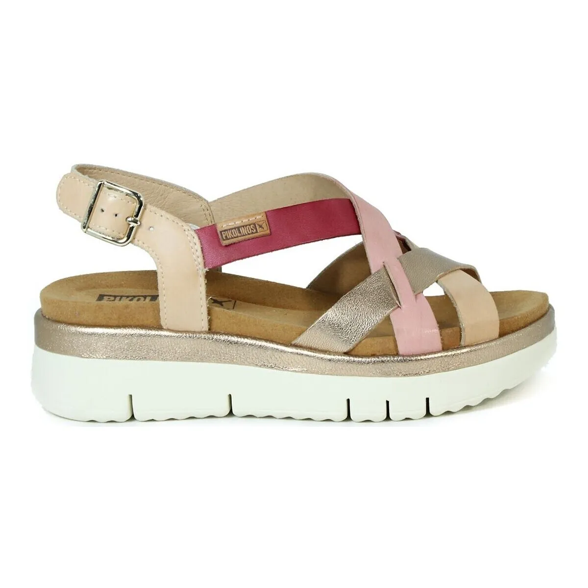 SANDALIAS  DE PIEL PALMA W4N-0650C1 ROJO