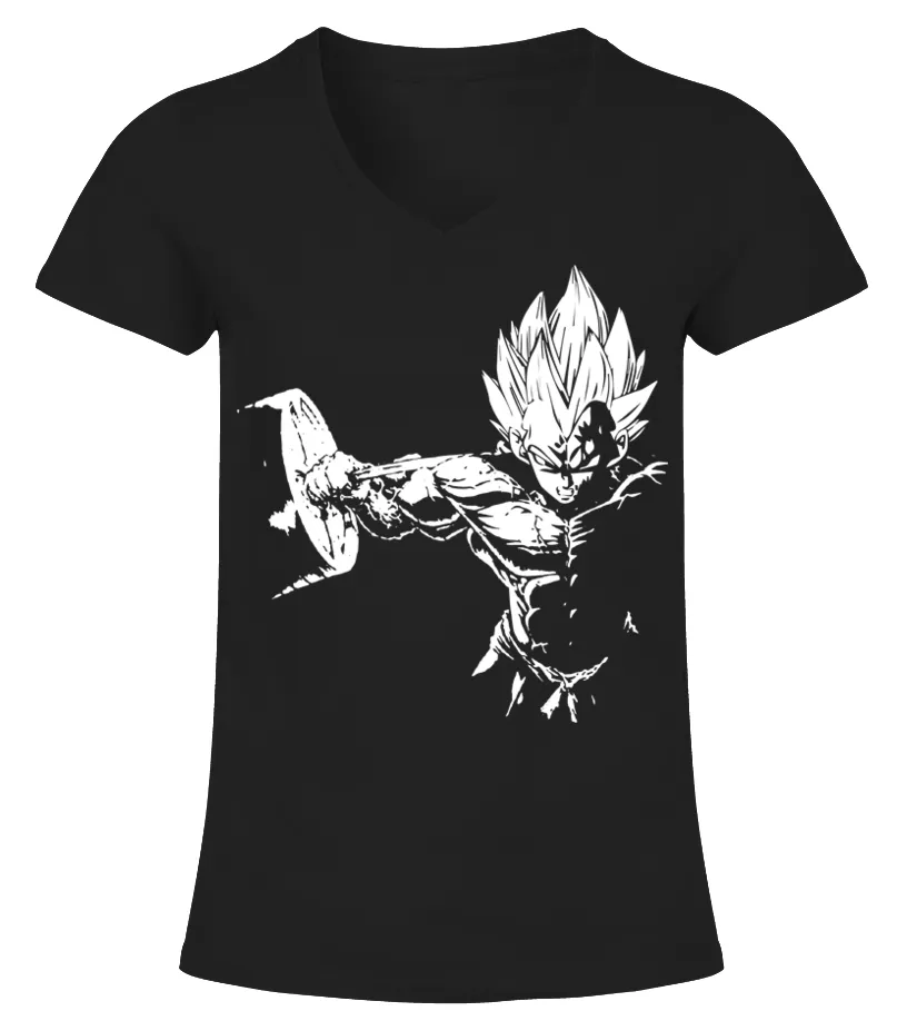 Vegeta Squat - Leg Day Camiseta cuello pico Mujer