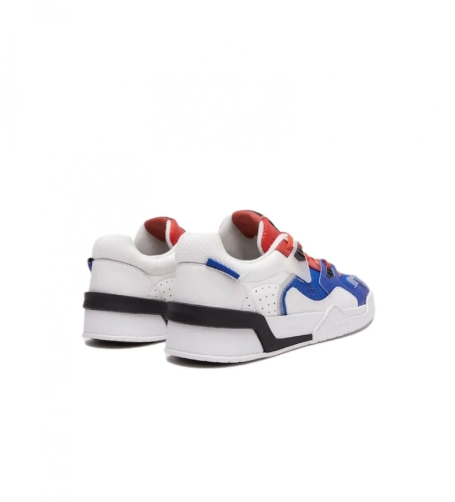 Zapatillas de piel LT Court blanco, azul, rojo
